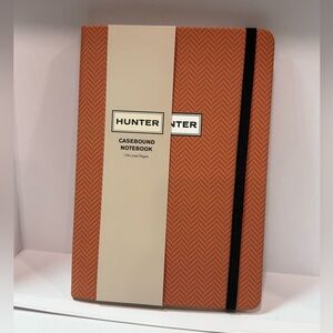 Hunter Casebound Notebook Umber Herringbone Hardcover Lined Pages NWT Journal